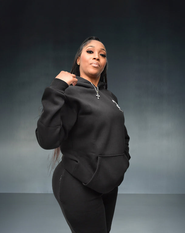 Slim  Fit Black  Women's